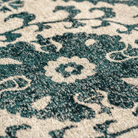Suzani Notos Green 9733 Indoor Outdoor Washable Eco Rug
