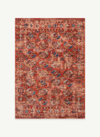 Kasak Aksou Red 9841 Indoor Outdoor Washable Eco Rug