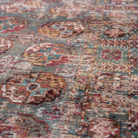 Kasak Almati Blue 9845 Indoor Outdoor Washable Eco Rug