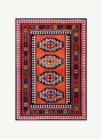 Antalia Red Mix 9844 Indoor Outdoor Washable Eco Rug