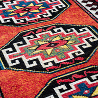 Antalia Red Mix 9844 Indoor Outdoor Washable Eco Rug