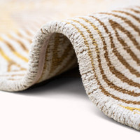 Meditation Coral Yellow Hippy 9799 Indoor Outdoor Washable Eco Rug