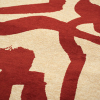 Craft Ribbon Imperial Red 9847 Indoor Outdoor Washable Eco Rug