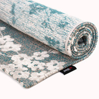 Sakura Lake Blue 9850 Indoor Outdoor Washable Eco Rug
