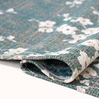 Sakura Lake Blue 9850 Indoor Outdoor Washable Eco Rug