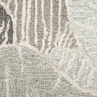 Avra AVR01 Floral Grey Rug Runner