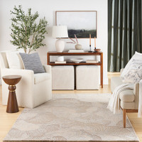 Avra AVR01 Floral Taupe Rug