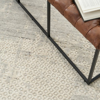 Harmony HAY04 Abstract Ivory Grey Rug