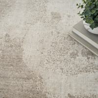 Harmony HAY06 Abstract Silver Grey Rug