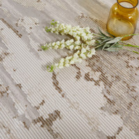 Skyline SK101 Abstract Ivory Beige Rug by Concept Looms