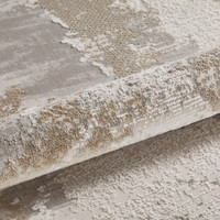 Skyline SK102 Abstract Ivory Grey Rug by Concept Looms