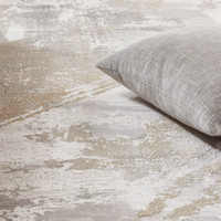Skyline SK102 Abstract Ivory Grey Rug by Concept Looms