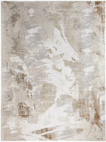 Skyline SK103 Abstract Ivory Beige Rug by Concept Looms