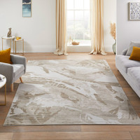 Skyline SK104 Abstract Ivory Beige Rug by Concept Looms