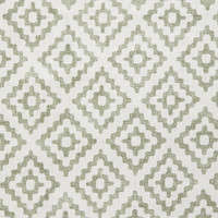 On Sale Coral Green Modern Diamonds Washable Rug 76x150cm