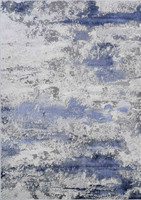 navy grey abstract rug portrait