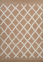 cream aztec rug portrait