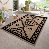 black diamond rug in a living space