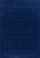 plain shaggy navy rug portrait