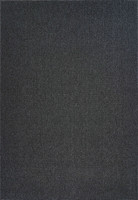 plain low pile dark grey rug portrait
