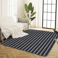 anthracite non-slip dirt trapper mat in a living room