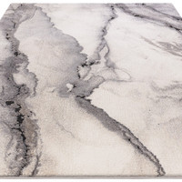abstract grey shaggy rug angle view silo