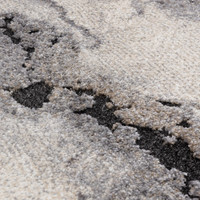 abstract grey shaggy rug closeup detail