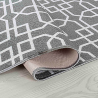 siam cubed grey cream doormat folded