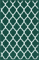 trellis emerald doormat portrait