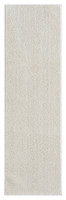 plain white rug runner portrait