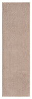 plain beige rug runner portrait