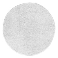 plain silver rug circle portrait