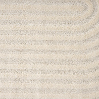 cirque cream rug runner closeup detail
