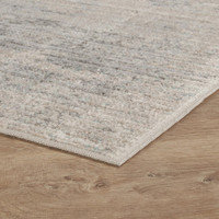 abstract grey rug side angle closeup corner