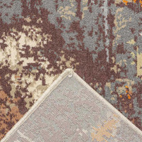 On Sale Paprika Abstract Rug 7161 Cream Grey Terracotta 120x170cm