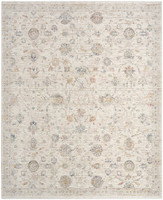 ivory multicolour traditional rug portrait