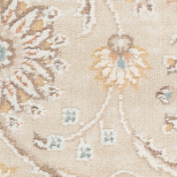 ivory traditional rug closeup detail