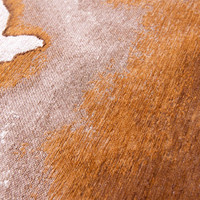 On Sale Lagoon Chestnut Brown Thin Rug 9326 LDP 140cm Circle