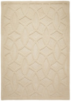 beige wool rug portrait