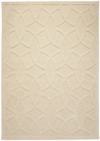 ivory wool rug portrait