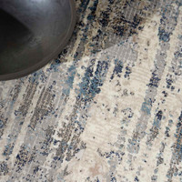 On Sale Calvin Klein Infinity 04 Ivory Grey Blue Rug 122x183cm