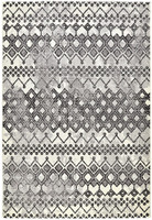 anthracite geometric rug portrait