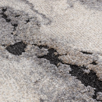 abstract grey shaggy rug closeup detail