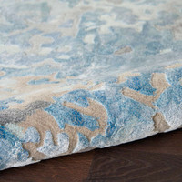 On Sale Prismatic PRS17 Denim Abstract Wool Rug 168x226cm