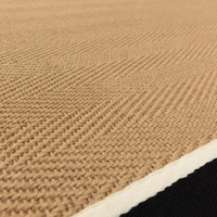 charcoal cream jute rug closeup detail
