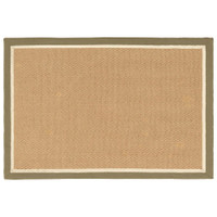 khaki cream jute rug mat portrait