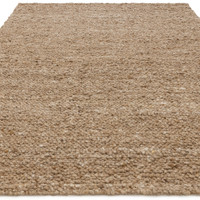 honey wool rug portrait angle
