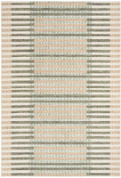 ivory multi geometric rug portrait