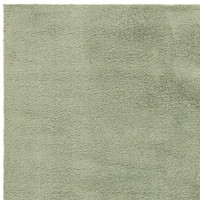sage plain shaggy rug portrait corner