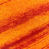 orange abstract eco rug closeup detail